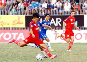 Vòng 7 V-League 2015: Đại gia gục ngã