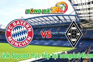 Link sopcast Bayern Munich vs Borussia Moenchengladbach (23h00-22/03)