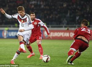 Video bàn thắng: Georgia 0-2 Đức (Vòng loại Euro 2016)
