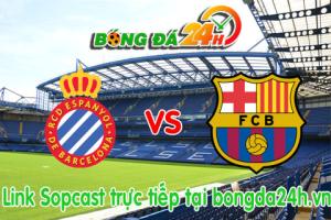 Link sopcast Espanyol vs Barcelona  (21h00-25/04)