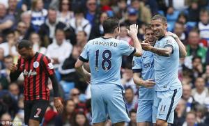 Video bàn thắng: Man City 6-0 QPR (Vòng 36 Premier League 2014-2015)