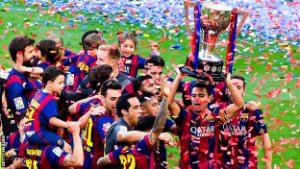 Luis Enrique bất ngờ khiêm tốn dù Barca vô địch La Liga 2014/2015