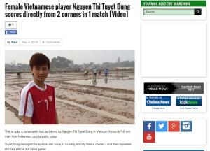 Thế giới choáng váng với 2 bàn thắng đá phạt góc bằng 2 chân của Tuyết Dung