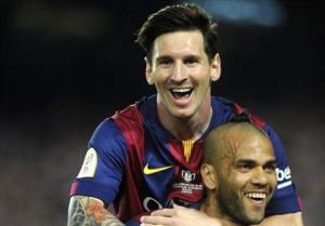 Messi lên tiếng bảo kê cho tương lai của Alves tại Barca