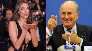 SỐC: Bạn gái cũ của Ronaldo Irina Shayk từng cặp bồ với Sepp Blatter