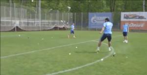 VIDEO: Siêu phẩm sút xa không cần đà của Hulk tại giải Ngoại hạng Nga