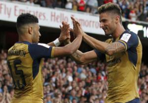 Video bàn thắng: Arsenal 6-0 Lyon (Emirates Cup 2015)