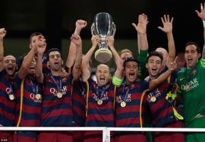 Barcelona giành Siêu cúp châu Âu 2015: Thắng to mà lo không ít!