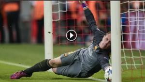 Thủ thành Barca sở hữu Pha cứu thua xuất sắc nhất châu Âu 2014-2015