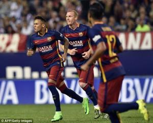 Tam tấu M-S-N lại chung tay đưa Barca vượt ải Atletico đại thành công