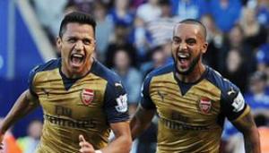 Video clip bàn thắng: Leicester City 2-5 Arsenal (Vòng 7 Premier League 2015/16)