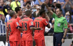 Lộ diện trọng tài bắt chính đại chiến Atletico vs Barcelona