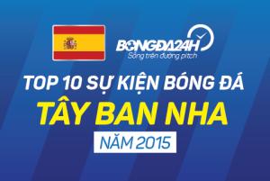 10 sự kiện tiêu biểu của bóng đá Tây Ban Nha năm 2015