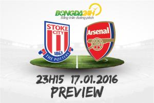 Stoke vs Arsenal (23h15 ngày 17/1): Lời hứa của Arsene Wenger