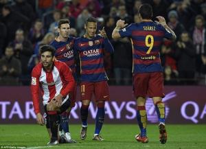 Hậu Barca 6-0 Bilbao: Đã hay lại còn may