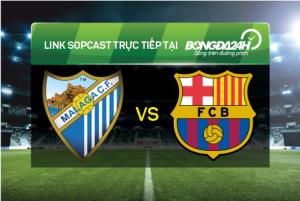 Link sopcast xem trực tiếp Malaga vs Barcelona (22h00-23/01)