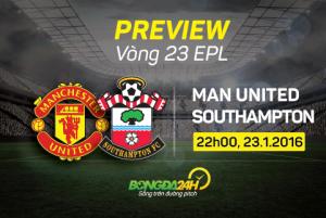 M.U vs Southampton (22h ngày 23/1): Bao giờ Rooney “hiện nguyên hình”?