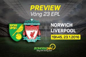 Norwich vs Liverpool (19h45 ngày 23/1): Khi đối thủ lớn nhất là chính mình