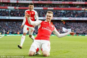Video clip bàn thắng: Arsenal 2-1 Burnley (Vòng 4 FA Cup 2015/16)