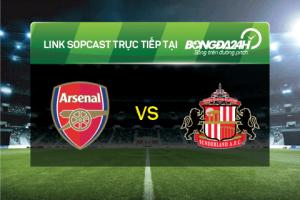 Link sopcast xem trực tiếp Arsenal vs Sunderland (22h00-09/01)