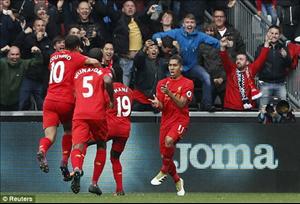 Tổng hợp: Swansea 1-2 Liverpool (Vòng 7 Premier League 2016/17)