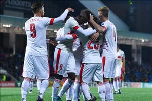Tổng hợp: Andorra 1-2 Thụy Sỹ (Vòng loại World Cup 2018)