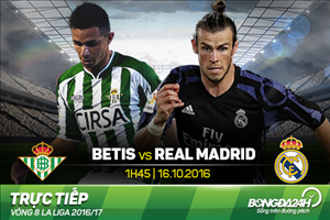 Betis 1-6 Real Madrid (KT): Los Blancos đánh tennis nơi đất khách