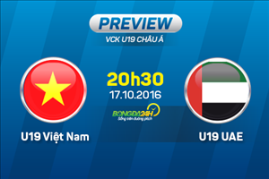 U19 Việt Nam vs U19 UAE (20h30 17/10): Ngã rẽ lịch sử