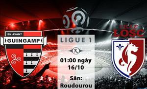 Nhận định Guingamp vs Lille 01h00 ngày 16/10 (Ligue 1 2016/17)
