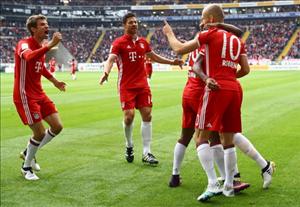 Tổng hợp: Eintracht Frankfurt 2-2 Bayern Munich (Vòng 7 Bundesliga 2016/17)