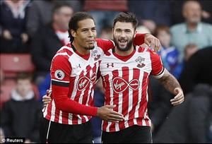 Tổng hợp: Southampton 3-1 Burnley (Vòng 8 NHA 2016/17)