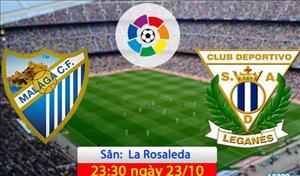 Nhận định Malaga vs Leganes 23h30 ngày 23/10 (La Liga 2016/17)