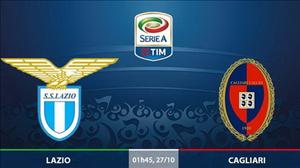 Nhận định Lazio vs Cagliari 01h45 ngày 27/10 (Serie A 2016/17)