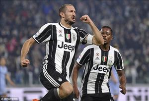 Juventus 4-1 Sampdoria: Cú đúp bất ngờ của trung vệ Chiellini