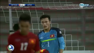 Tổng hợp những pha cứu thua của thủ môn Tiến Dũng trước U19 Nhật Bản