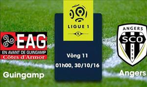 Nhận định Guingamp vs Angers 01h00 ngày 30/10 (Ligue 1 2016/17)
