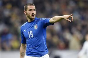 Bonucci: Italia không mạnh bằng Tây Ban Nha