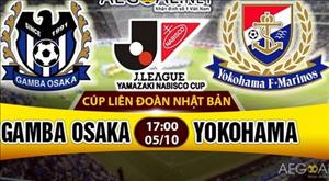 Nhận định Gamba Osaka vs Yokohama Marinos 17h00 ngày 05/10 (Cúp Nhật Bản 2016)
