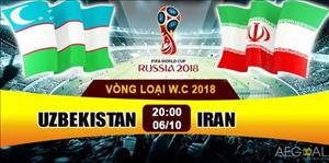 Nhận định Uzbekistan vs Iran 20h00 ngày 6/10 (VL World Cup 2018)