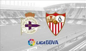 Nhận định Deportivo vs Sevilla 19h00 ngày 19/11 (La Liga 2016/17)
