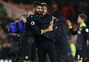 Đưa Chelsea lên ngôi đầu, Costa được Conte tâng lên mây