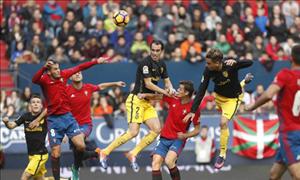 Osasuna 0-3 Atletico Madrid: Trở lại Top 4
