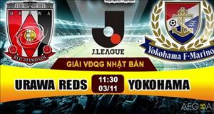 Nhận định Urawa Reds vs Yokohama 11h30 ngày 03/11 (VĐQG Nhật Bản 2016)