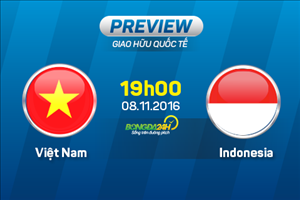 Việt Nam vs Indonesia (19h00 8/11): Thử nghiệm hay bung lụa?