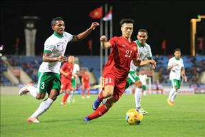 Tiền đạo Văn Toàn ghi bàn quyết định chiến thắng Việt Nam 3-2 Indonesia