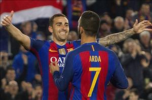 Tân binh đắt giá Alcacer nói gì sau khi “mở tài khoản” tại Barca?