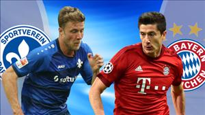 Nhận định Darmstadt vs Bayern Munich 21h30 ngày 18/12 (Bundesliga 2016/17)
