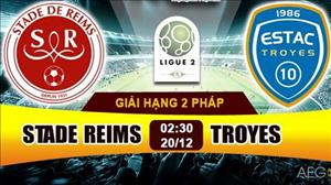Nhận định Reims vs Troyes 02h30 ngày 20/12 (Hạng 2 Pháp 2016/17)