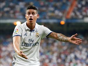 Real tiết lộ có 7 đội bóng hỏi mua James Rodriguez