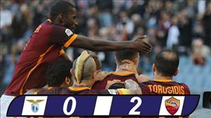 Lazio 0-2 AS Roma: Derby della Capitale đúng nghĩa